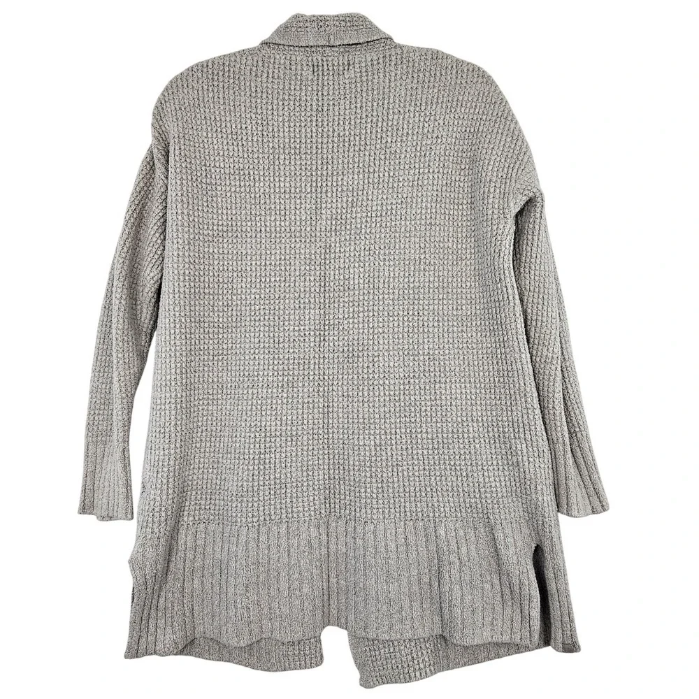 Barefoot Dreams CozyChic Lite Gray Open Front Cardigan Sweater‎